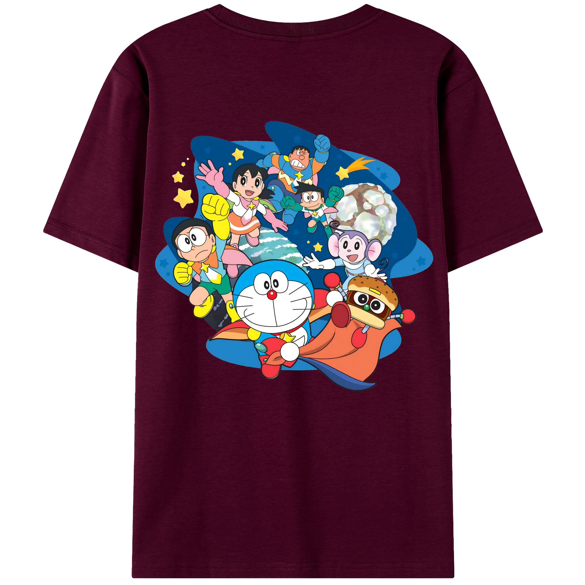 （画像用） ドラえもん Doraemon レディース半袖Tシャツ(バックプリント)